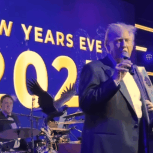 Trump’s New Year’s Eve Party Had Netanyahu, a Speed Painter, and $1,450 Tickets. The Internet Zoomed In on His Shoes