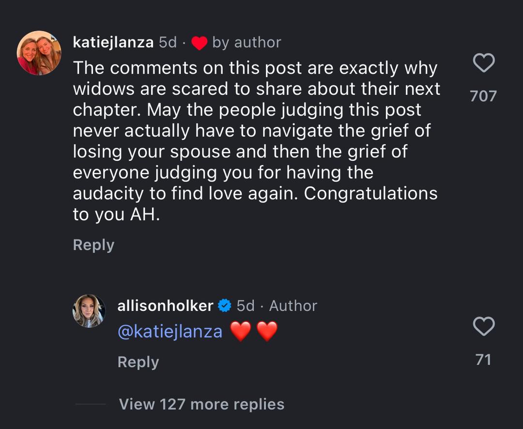 Allison Holker's Engagement Caption Sparks Debate on Public Grief