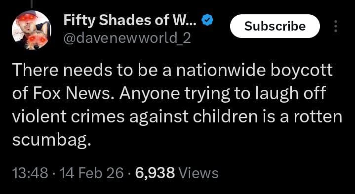 Even Loyal Fox Fans Are Calling The Latest Epstein Jokes on The Five a New Low