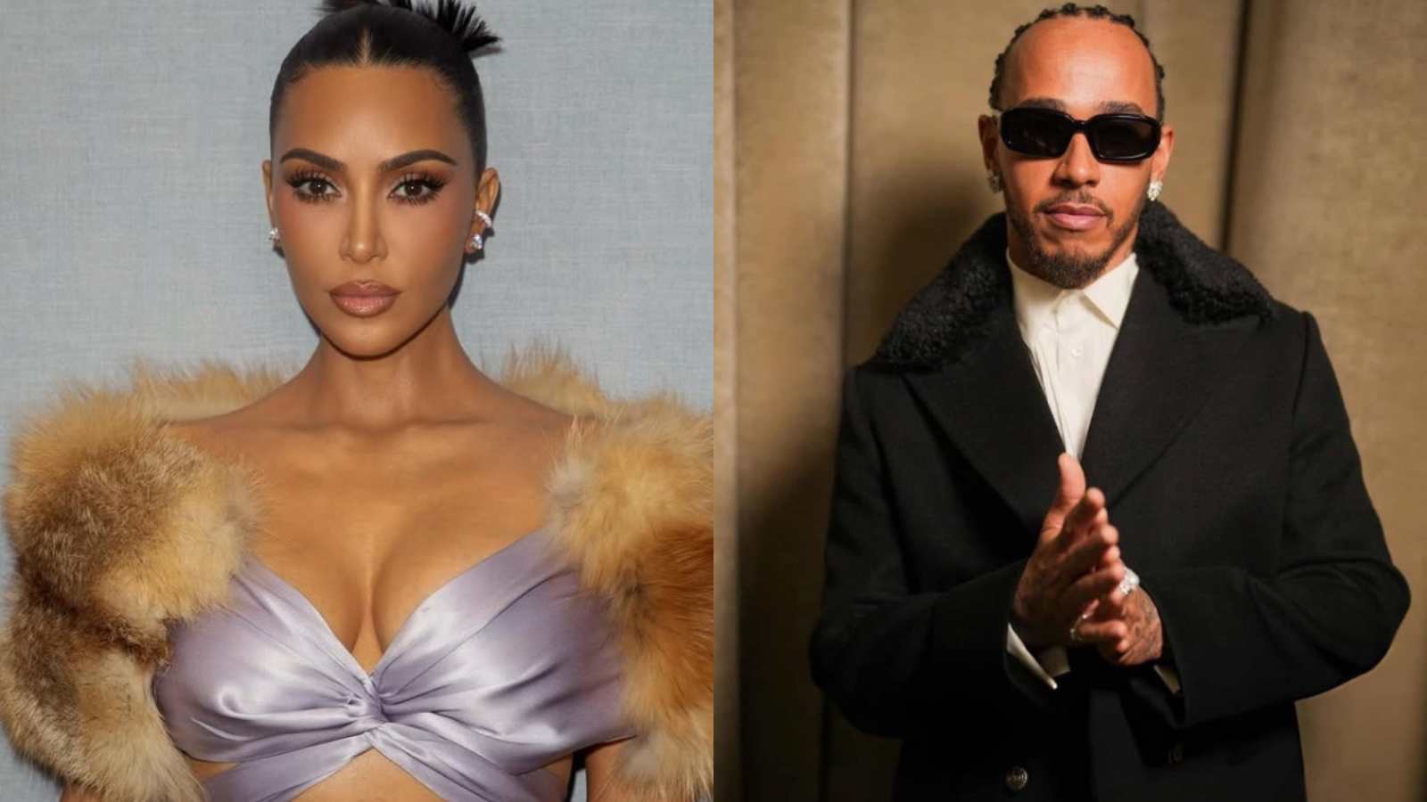 Kim Kardashian and Lewis Hamilton Appear Together at Super Bowl, Adding Fire to Dating Rumors.