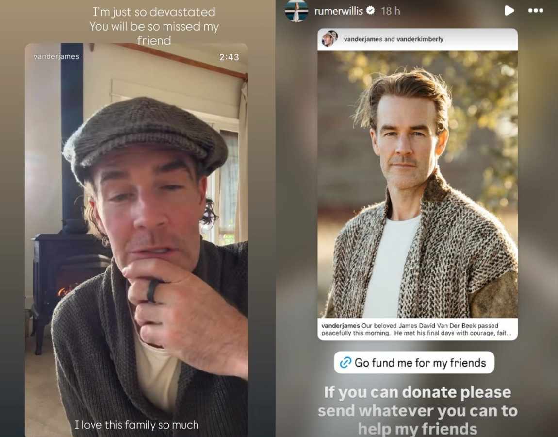 Celebrities Pay Tribute to James Van Der Beek Following His Death at 48