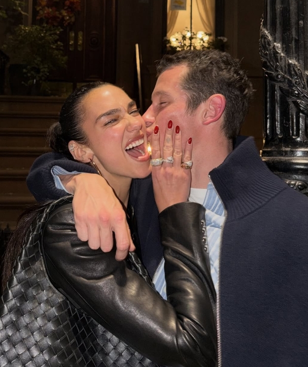 Dua Lipa and Callum Turner Caught on Video Requesting Paparazzi Back Off in Paris