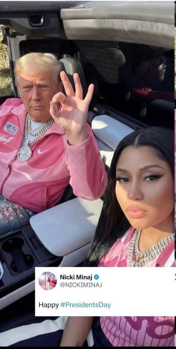 Nicki Minaj Doubles Down as Trump’s ‘No. 1 Fan’ With Viral AI Photo