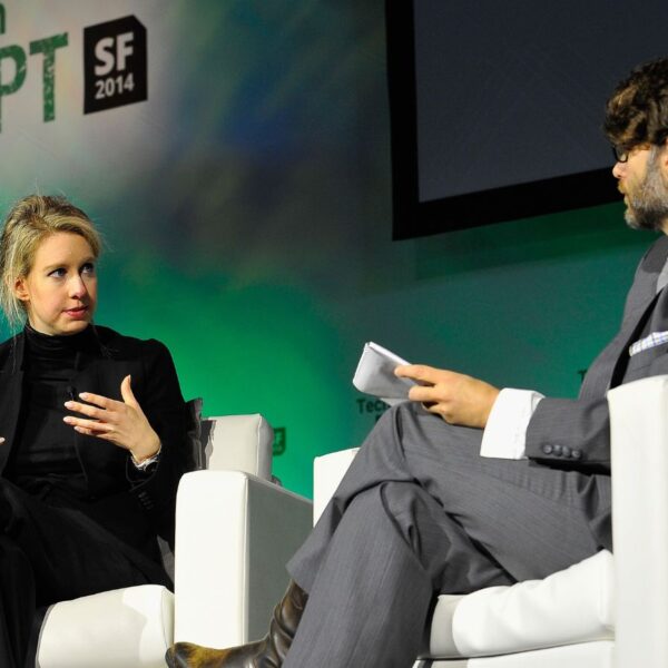 Elizabeth Holmes’ X Account Just Compared Her Prison Time to Tupac, Biggie, Eminem, and Snoop Dogg’s Combined. She Also Wants Trump to Let Her Out Early