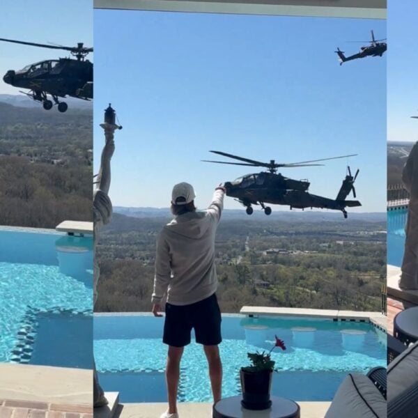 Kid Rock Saluted an Apache by His Pool and Taunted Gavin Newsom. The Army Calls It Training