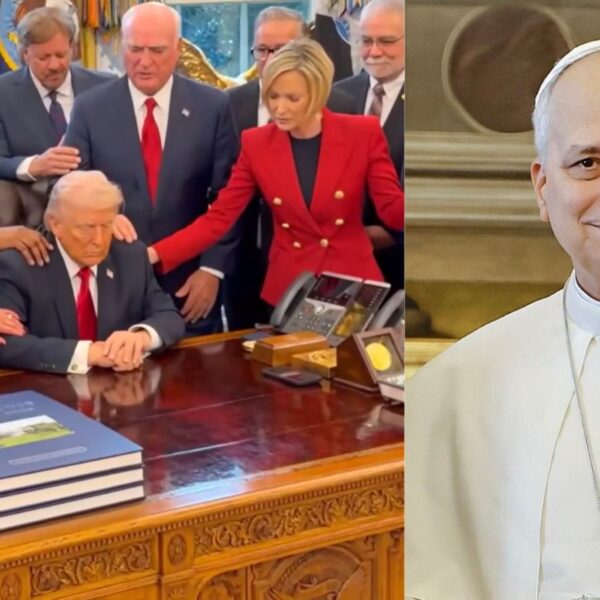 Evangelicals Prayed Over Trump for the War. The Pope Said God Rejects Prayers of Those Who Wage War