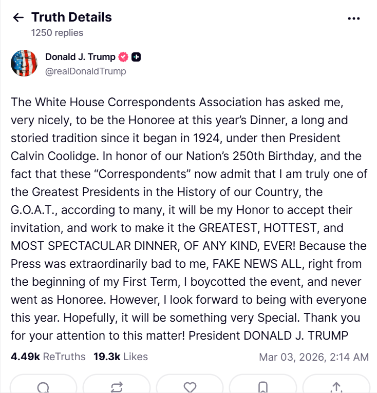 Jimmy Kimmel Jokes About Hosting White House Correspondents' Dinner if Donald Trump Says Yes
