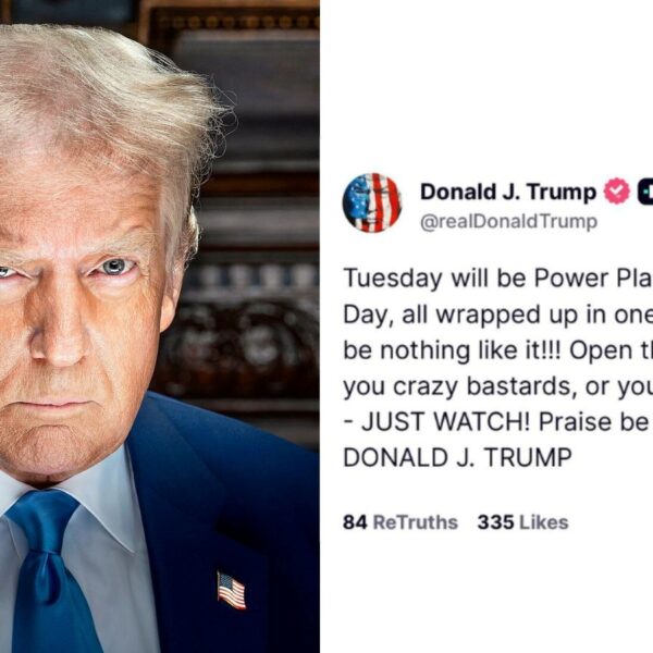 Trump Spent Easter Declaring America Needs Christianity Back. Then He Signed a War Threat “Praise Be to Allah.”