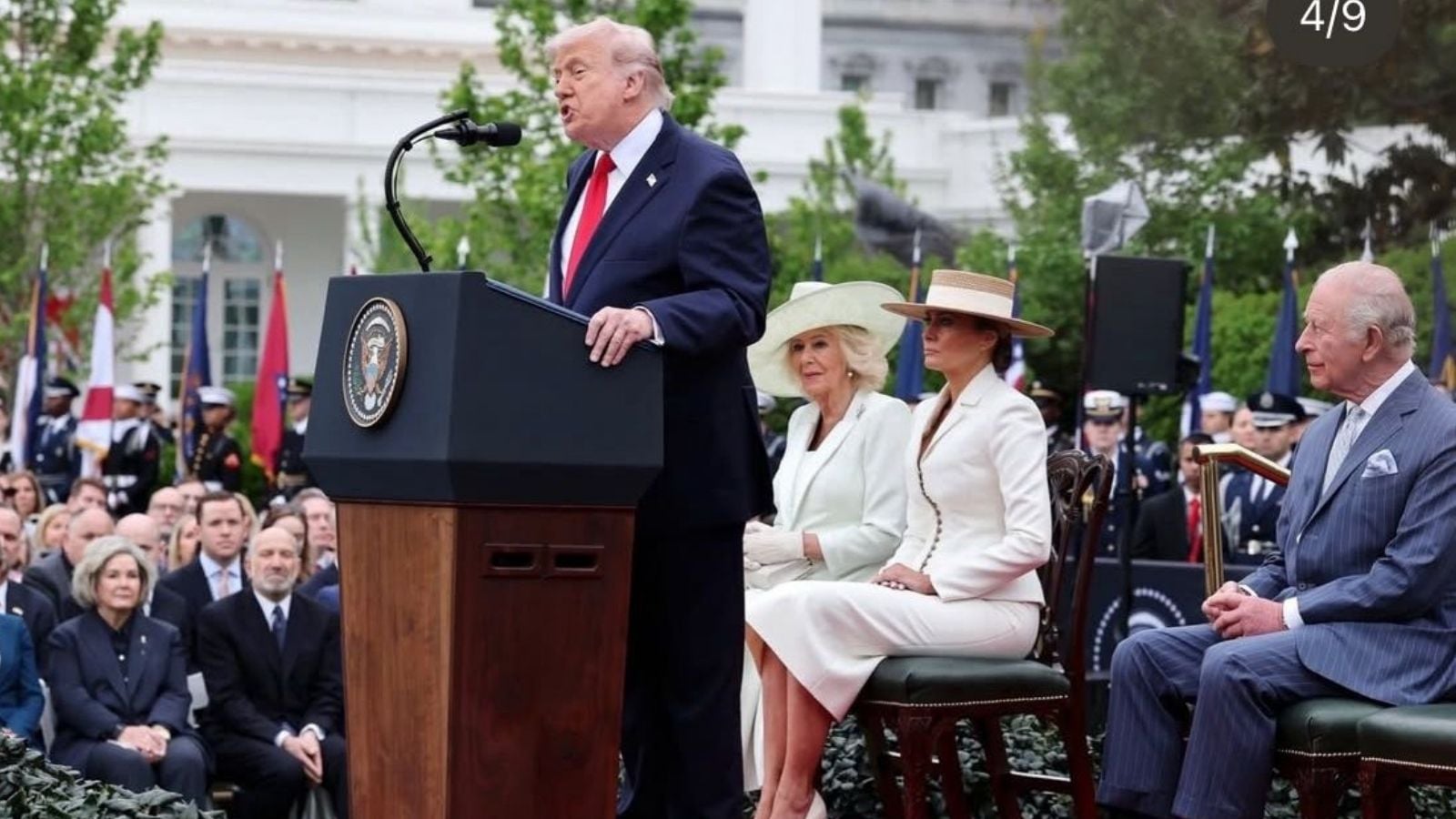 Trump Tried to Get Kimmel Fired for a Marriage Joke, Then Made the Same One Himself, In Front of a King