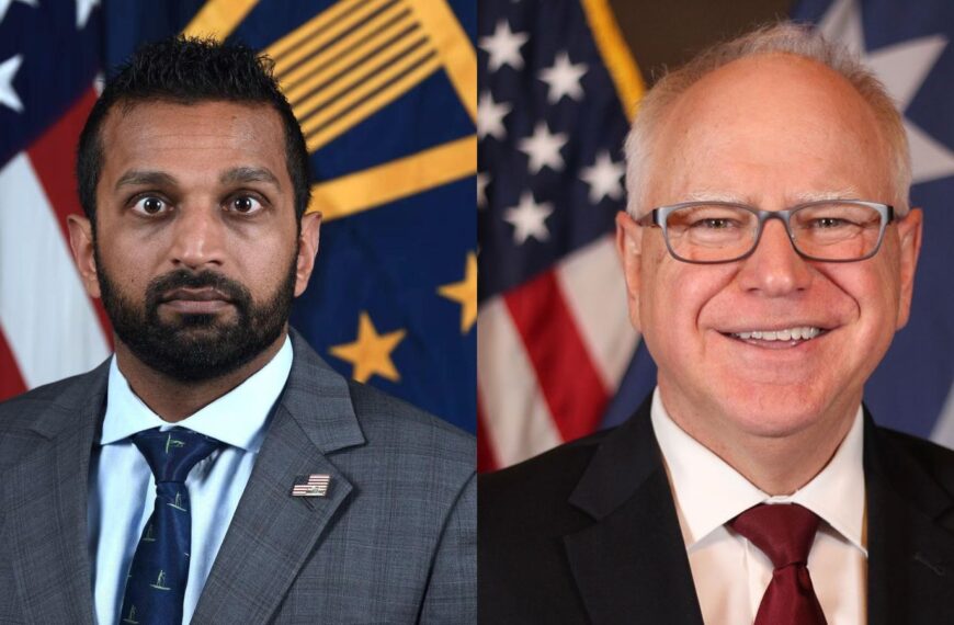 Kash Patel Fires Back After Tim Walz Appears to Take Credit for Minnesota Fraud Raids