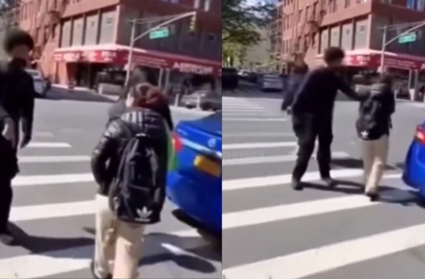 She Said No and Tried To Walk Away. He Then Attacked Her as His Mother Called Her the Bully