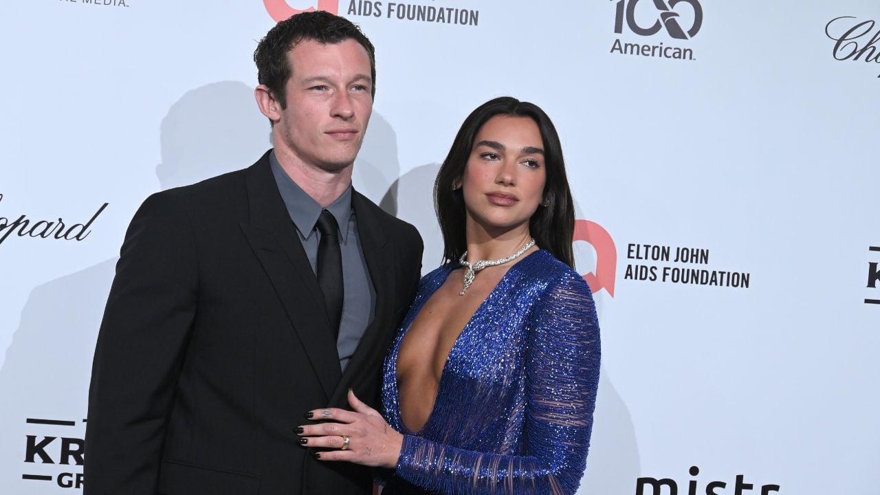 Callum Turner and Dua Lipa