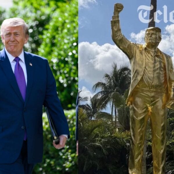 Trump Said His Golden Statue Will Become a Landmark. Christian Critics Saw Nebuchadnezzar. That Story Ended Badly