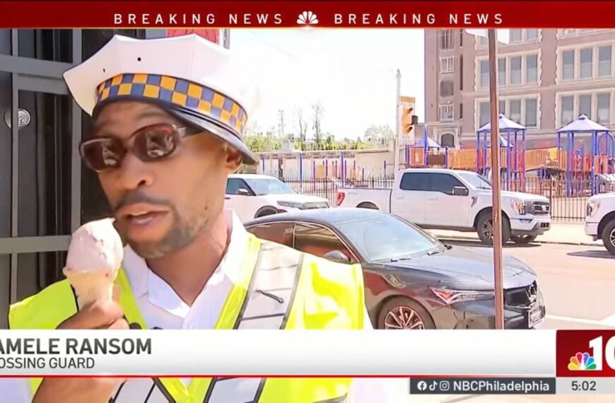 This Philadelphia Crossing Guard’s Interview About Nearly Dying Plays Like a Comedy Sketch. The Crash Was Real. He Wasn’t Joking