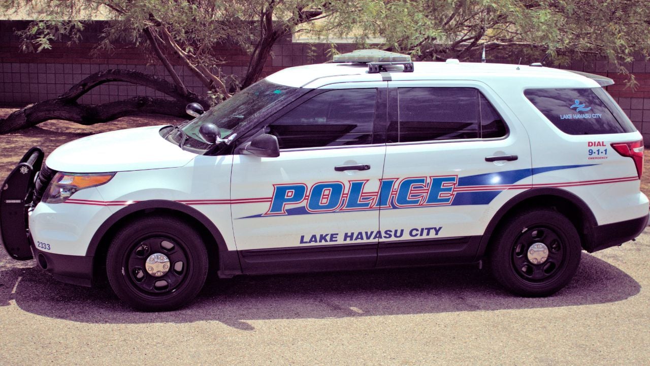 Lake Havasu City police patrol vehicle
