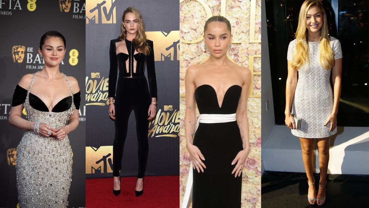 Selena Gomez, Gigi Hadid, Cara Delevingne, and Zoë Kravitz