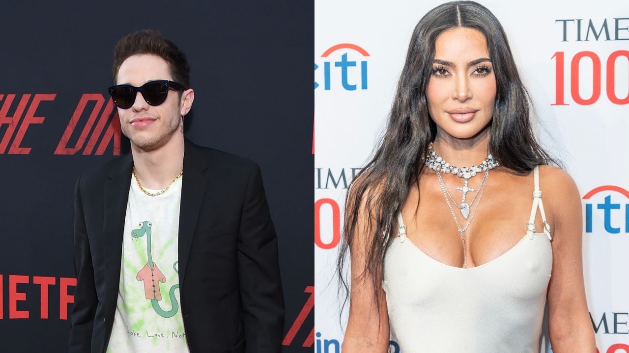 Kim Kardashian and Pete Davidson