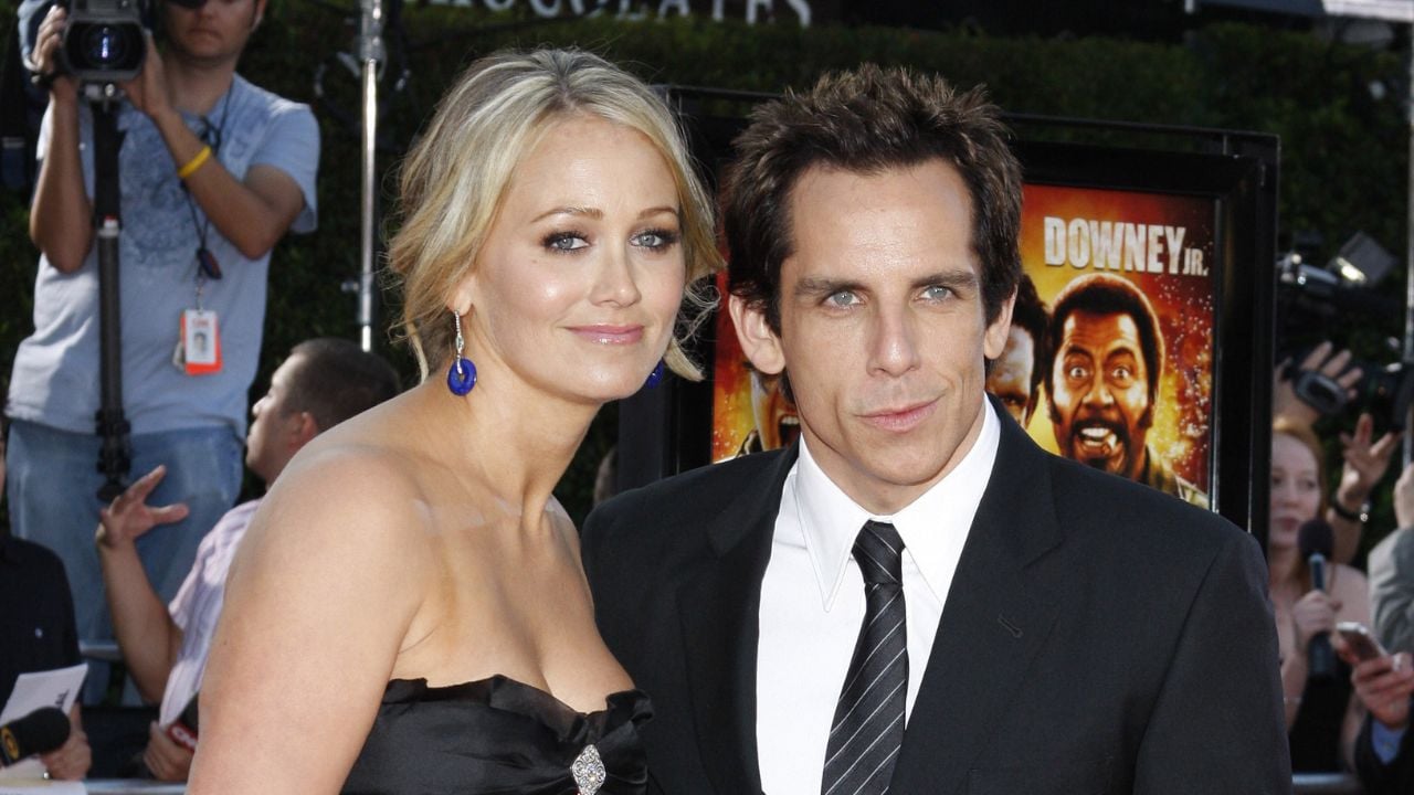 Ben Stiller and Christine Taylor