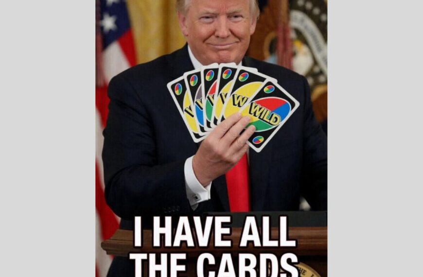 “I Have All the Cards”: Trump Posts Mysterious Image as Supporters Urge Him to “Finish the Job”