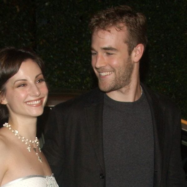James Van Der Beek and Heather McComb