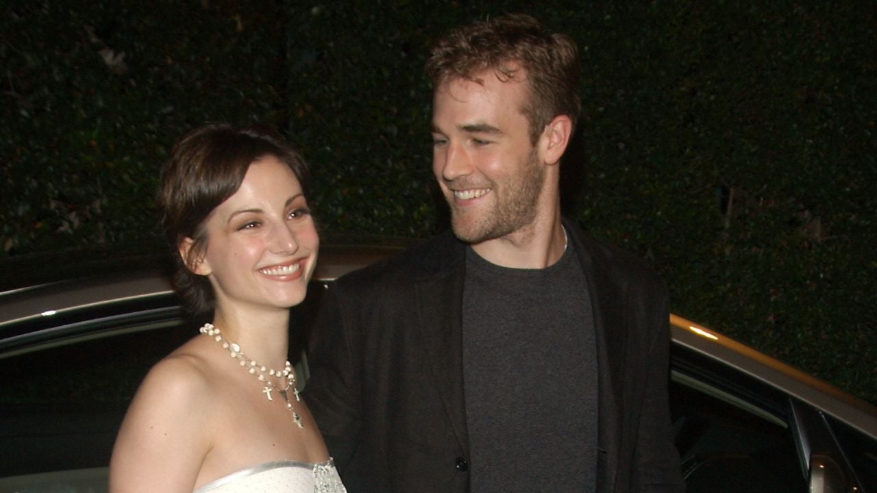 James Van Der Beek and Heather McComb