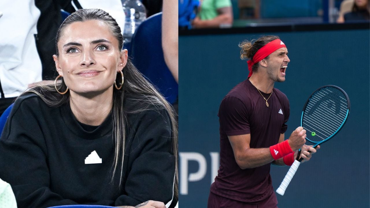 Alexander Zverev and Sophia Thomalla