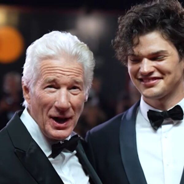 Richard Gere with son