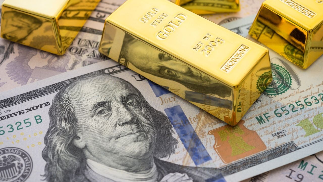 Gold Bars and Dollars