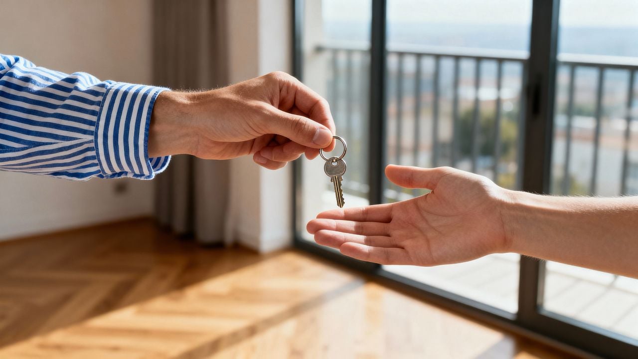 New Apartment Key Handover Moment