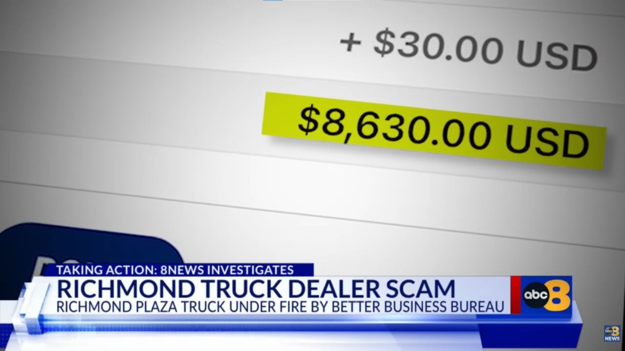 Richmond Truck Dealer Scam