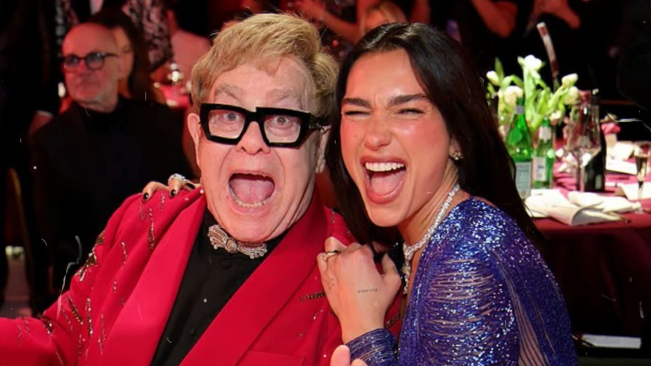 Dua Lipa and Elton John