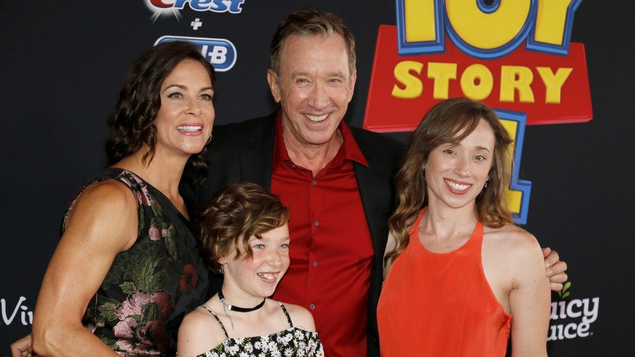 Jane Hajduk and Tim Allen