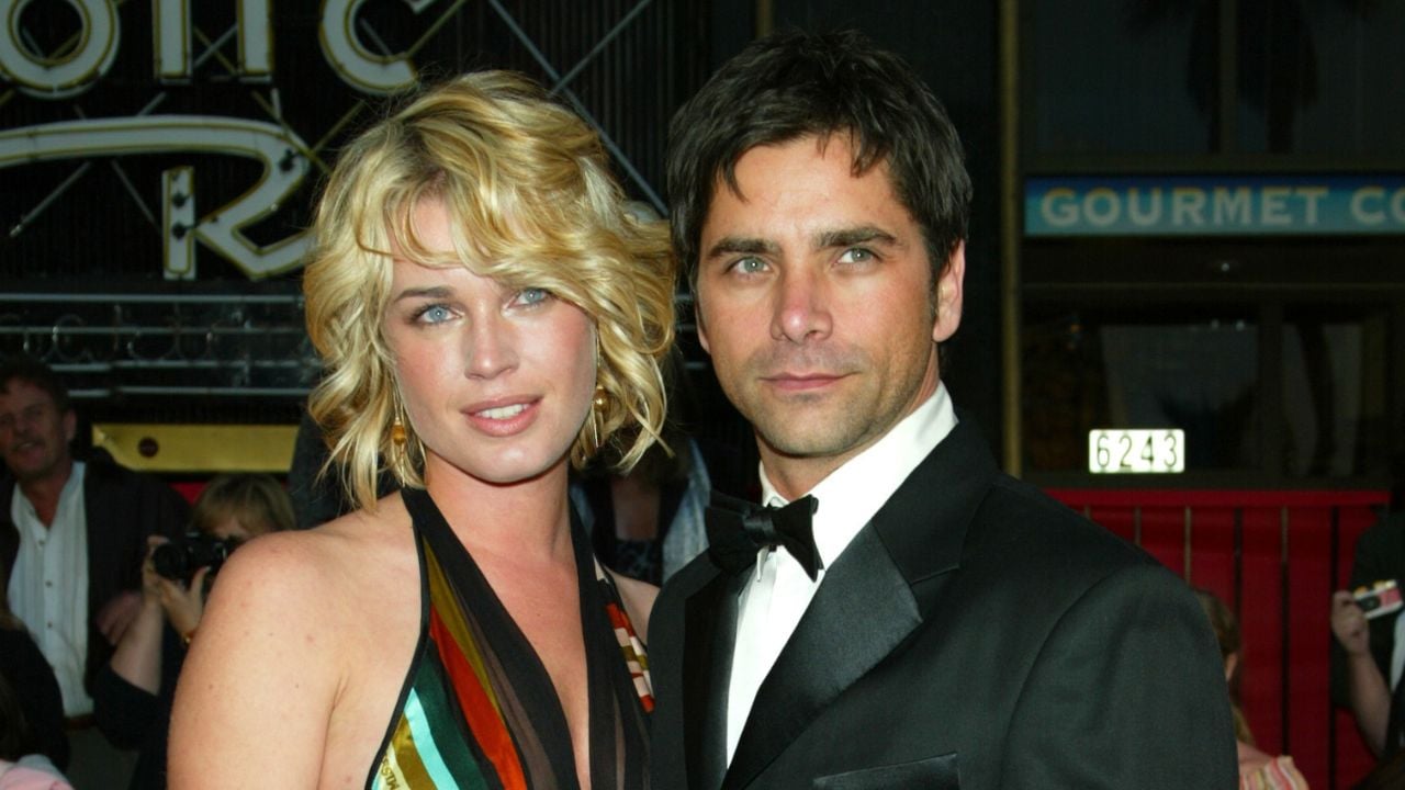 Rebecca Romijn and John Stamos