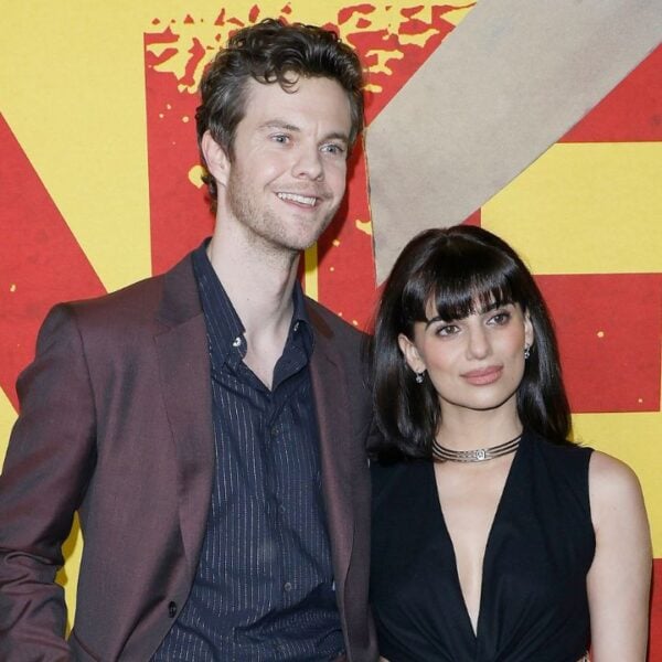 Jack Quaid and Claudia Doumit