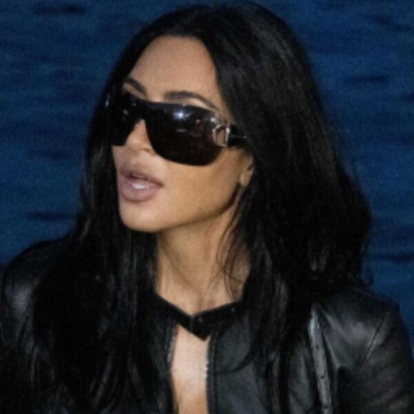 Kim Kardashian Leather Outfit