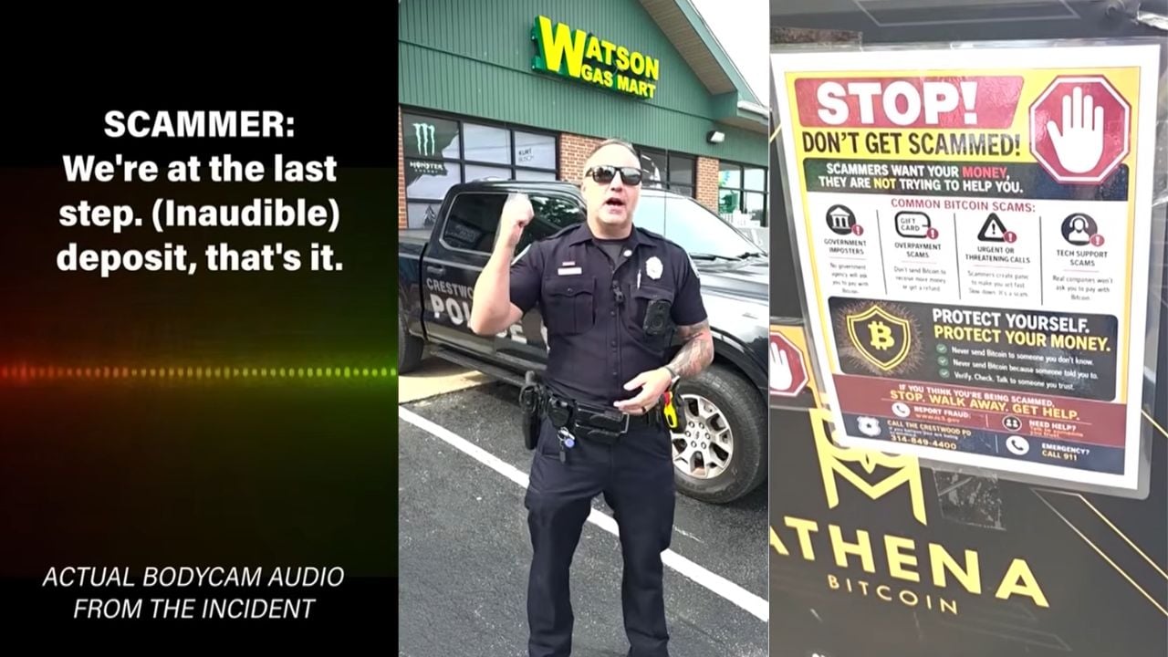 Gas station scam