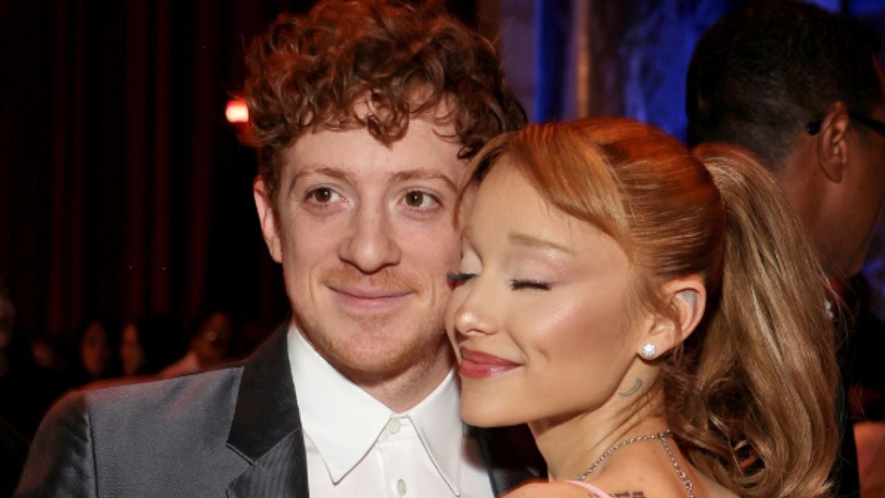 Ariana Grande and Ethan Slater