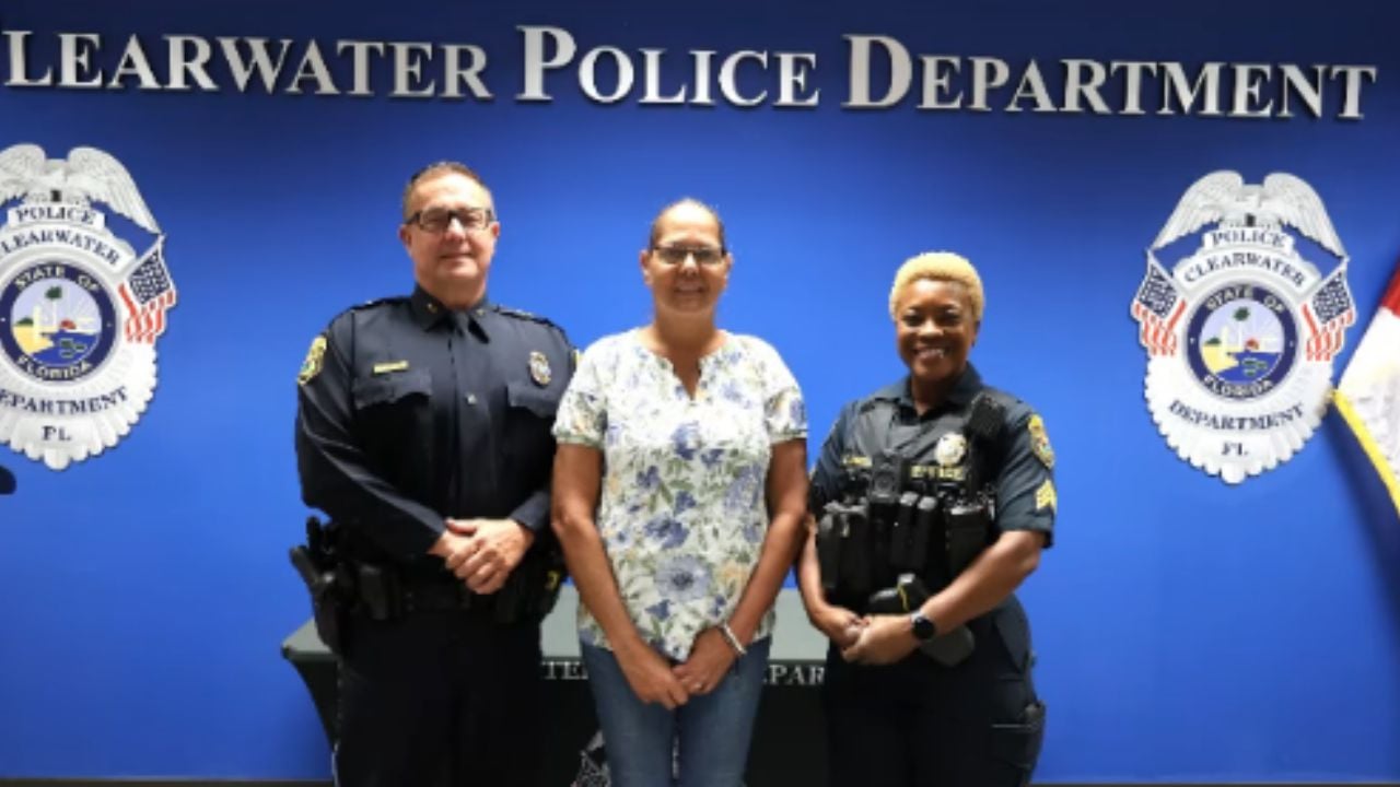 manager honored by the police