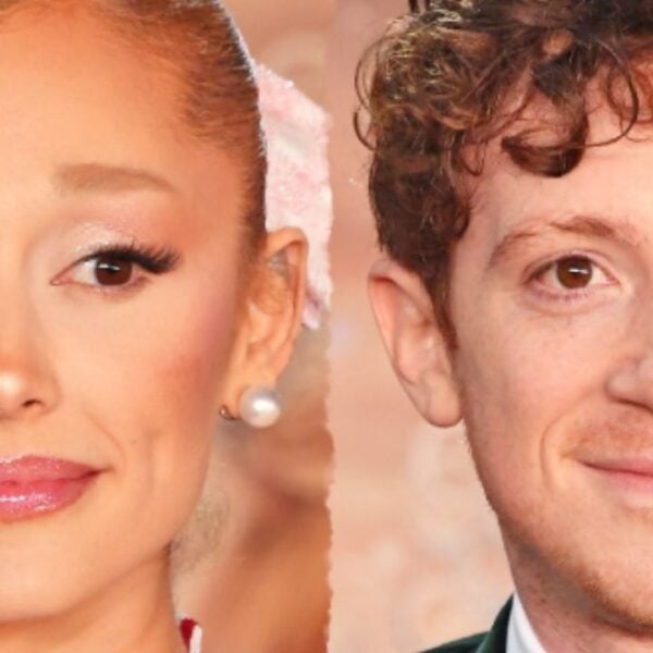 Ariana Grande and Ethan Slater