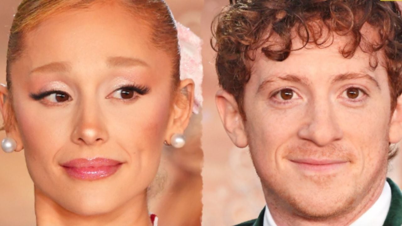 Ariana Grande and Ethan Slater