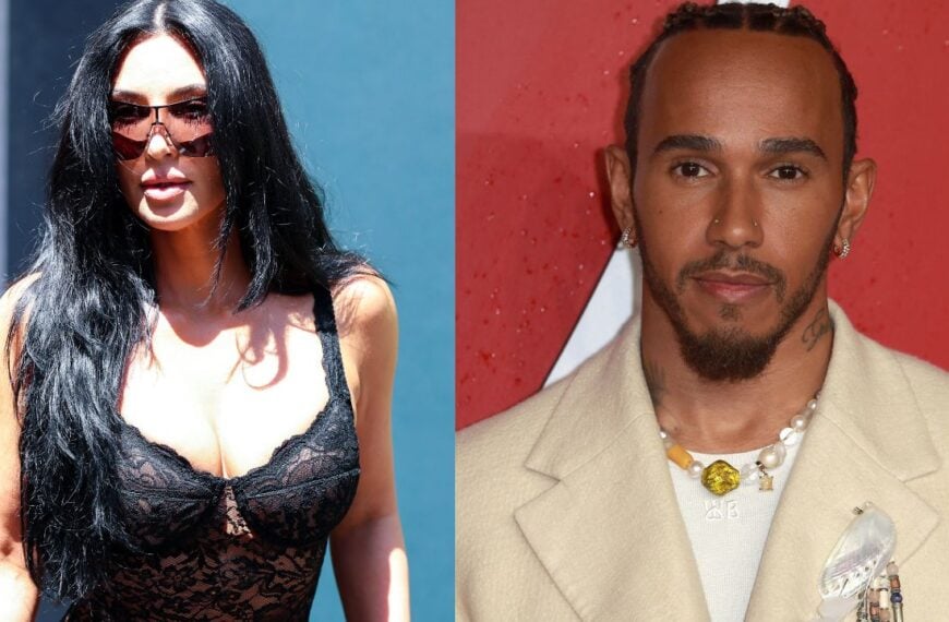Kim Kardashian and Lewis Hamilton