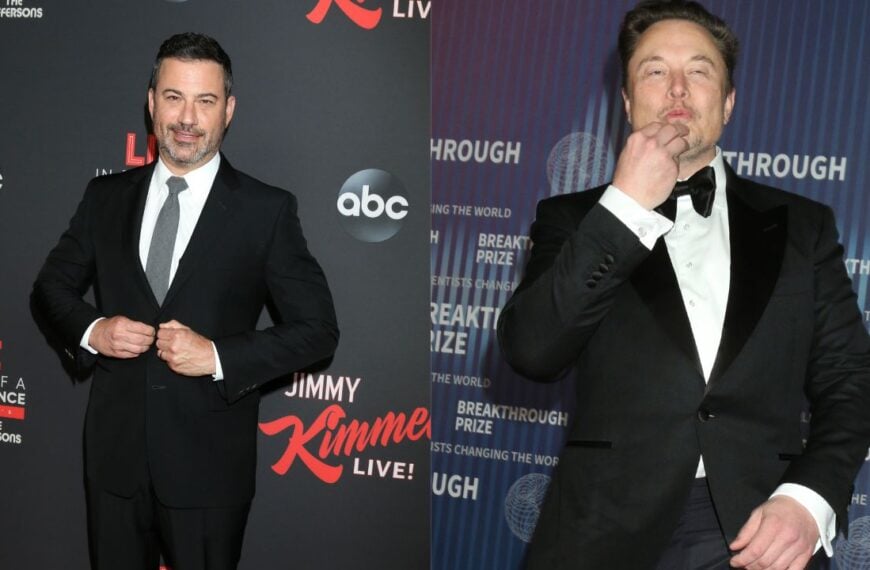 Jimmy Kimmel and Elon Musk
