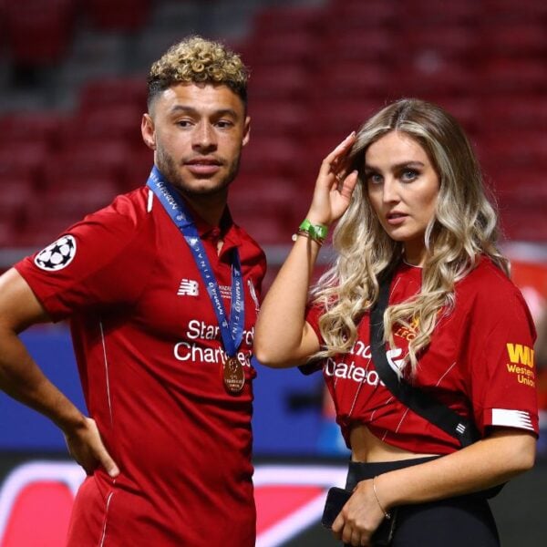 Alex Oxlade-Chamberlain of Liverpool & girlfriend, Perrie Edwards of Little Mix