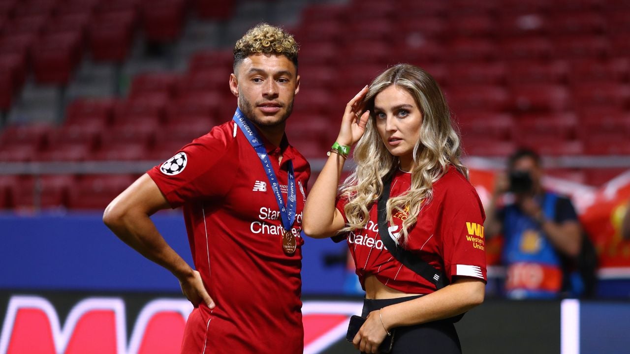 Alex Oxlade-Chamberlain of Liverpool & girlfriend, Perrie Edwards of Little Mix