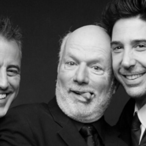 Matt LeBlanc, James Burrows and David Schwimmer