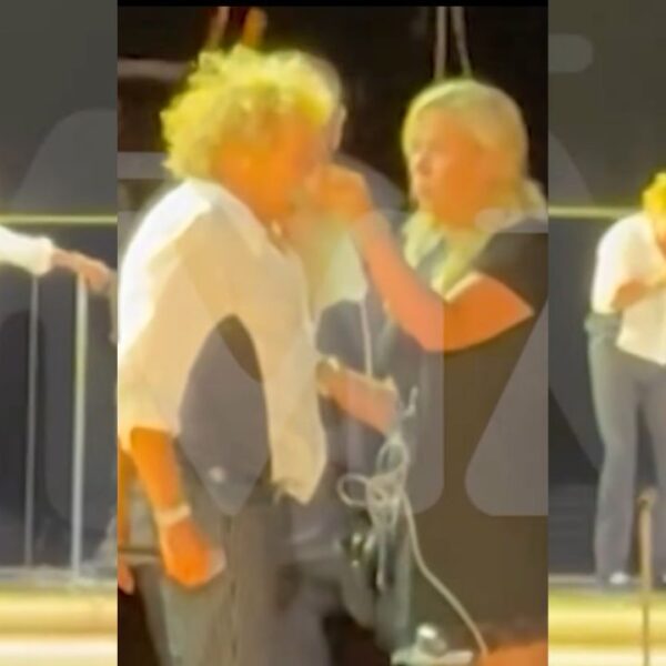 Rod Stewart oxygen tank onstage Utah concert scare