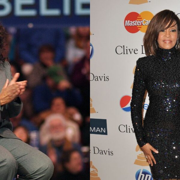 Oprah Winfrey and Whitney Houston
