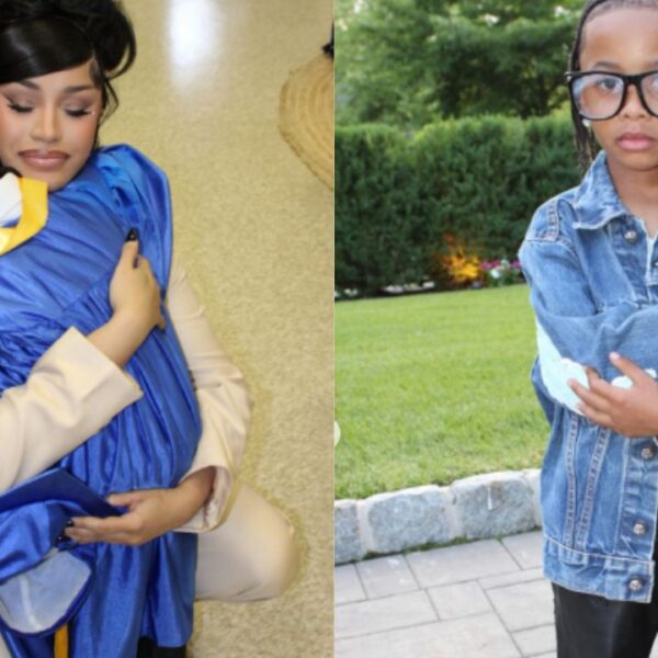 Cardi B. and her son