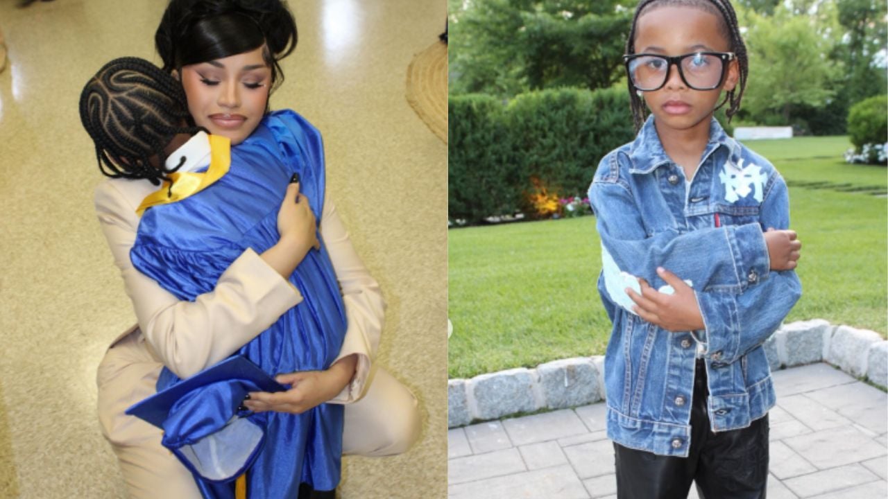 Cardi B. and her son