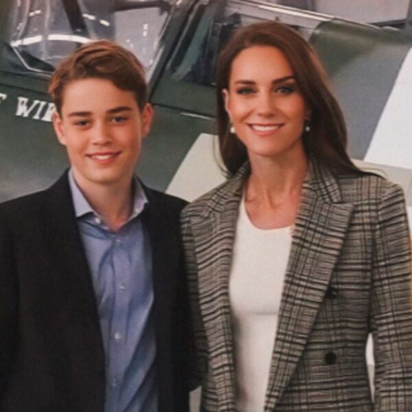 Prince George Joins Kate Middleton at RAF Coningsby for Armed Forces Day Outing